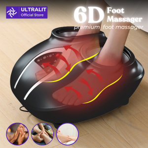 ULTRALIT  6D Feet Massager Alat Pijat Kaki dengan pemanas pemijat Shiastu Reflexology / Alat Pijat Kaki 6D