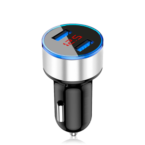 BOKEWU 3.1A LED Display Dual USB Car Charger Universal Mobile Phone Fast Charging Car Charger Adapter