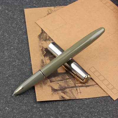 Hero Pen 616S Retro Fountain Pen with Ink Converter F Nib for Student