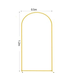 Arch Stand Metal Circle Wedding Background Golden Iron Ring Backdrops Banners Balloon Garland Archway Base Hoop Frame