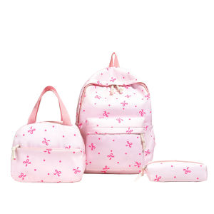 AE New three-piece set bag for female college students large-capacity backpack casual travel fashion versatile backpack