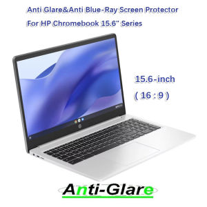 2 Pack Ultra Clear Anti-Glare Anti-Blue Ray Screen Protector for HP Chromebook 15a-nb0000ca 15a-na0010ca 15a-na0020ca 15.6"