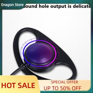 Dragon Single Sided D-shaped Ear Loop Simultaneous Interpretation 3.5MM Listen Only Earphone For Radio Tour Guide System