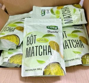 COZY [Túi 200g] BỘT MATCHA BARISTA (sản xuất theo công nghệ Nhật Bản)