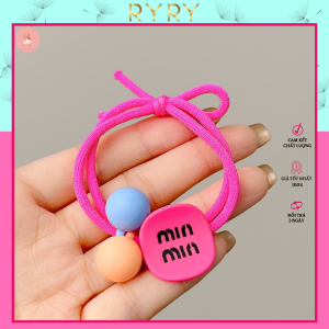 Dây Cột Tóc Cao Su Co Giãn Màu Sắc Xinh Tươi Dễ Thương Cho Bé Gái - Phụ Kiện RYRY