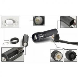 Senter LED Flashlight Cree Q5 2000 Lumens