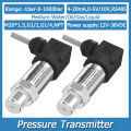 Pressure Transmitter Measurement -1bar-0-1000bar Water Gas Oil Liquid Pressure RS485 Output 12V-24VDC Power supply Positive Negative Vacuum Pressure Sensor Transducer. 