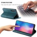PU [2 slot card] Foldable split book [functional bracket] Xiaomi Mi9 Mi9T Classic magnet wallet Suitable for Redmi Luxury flip cover protective case K20 Note 8 10 CC9 Pro. 