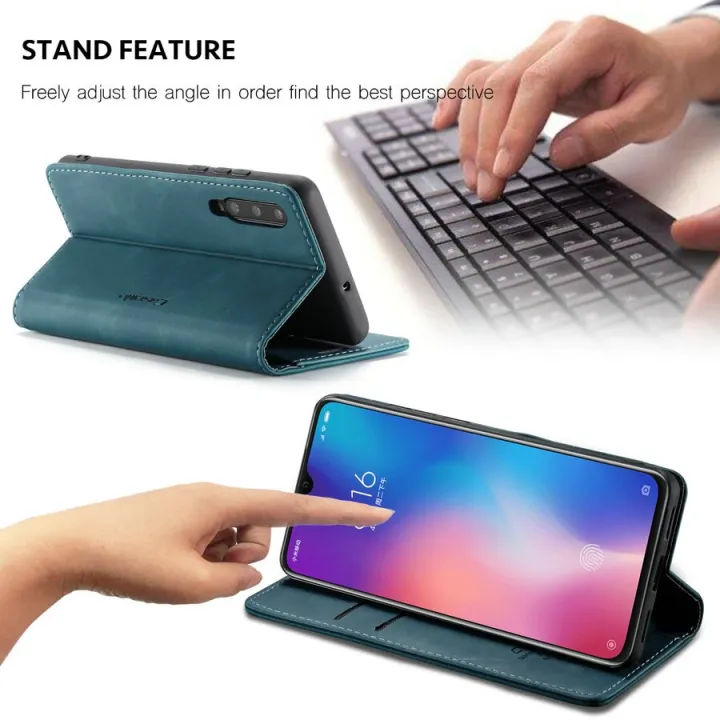PU%20%5B2%20slot%20card%5D%20Foldable%20split%20book%20%5Bfunctional%20bracket%5D%20Xiaomi%20Mi9%20Mi9T%20Classic%20magnet%20wallet%20Suitable%20for%20Redmi%20Luxury%20flip%20cover%20protective%20case%20K20%20Note%208%2010%20CC9%20Pro%20-%20Image%205