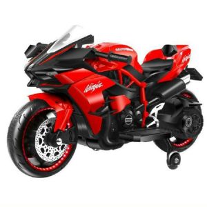 (LOẠI TO)Xe máy điện trẻ em  H2R  2 động cơ bánh phát sáng bình 12V phù hợp bé 4-10t