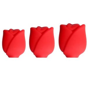 RETAO 3Pcs กันฝุ่นป้องกัน ฝาครอบแปรงแต่งหน้าซิลิโคน ดอกไม้-รูปร่าง ป้องกันขนแปรง กล่องเก็บแปรงแต่งหน้าสำหรับเดินทาง นุ่มนุ่มๆ แบบพกพาได้ ฝาครอบแปรงเครื่องสำอาง ชุดแปรงแต่งหน้า