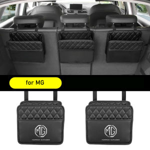 1pcs Multifunctional Car Organizer Hanging Bag Seat Back Middle Storage For MG logo zs hs gs mg 5 mg 6 mg 7