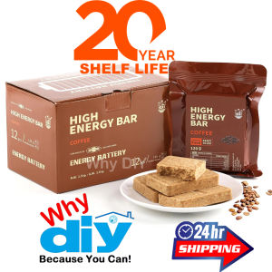BOXED MRE High Energy Biscuits Bar 20 Years Shelf Life Emergency Food Rations MRE Emergency Survival Food Bar