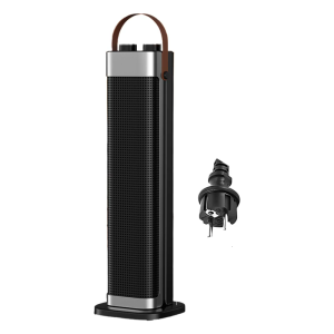 Portable 2000W Ceramic Electric Heating Machine Automatic Temperature Control Vertical Mini Fan Bedroom Heating Fast