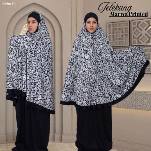 Telekung Marwa (SET-3) Free Size Malaysia – Telekung Cotton Viscose Muslimah Selesa Solat