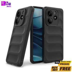 PROMO Case Xiaomi Redmi Note 14 Softcase Magic Shield Silicone GRATIS TG 9D BLUE LIGHT SPY