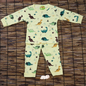 Setelan Panjang Bayi Motif Dino - Model Terbaru - Fashion