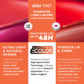 Goute Moisturizing Lip Tint | Long Lasting upto 12H | Goutint lightweight | Ringan Tidak Lengket. 