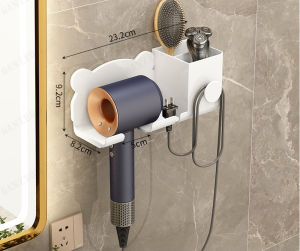 Dyson Hair Dryer Holder Wall Mount Shelf for Bathroom Storage
