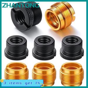 ZHANTONG อะแดปเตอร์แปลงสกรูคลิปไมโครโฟน4ชิ้น