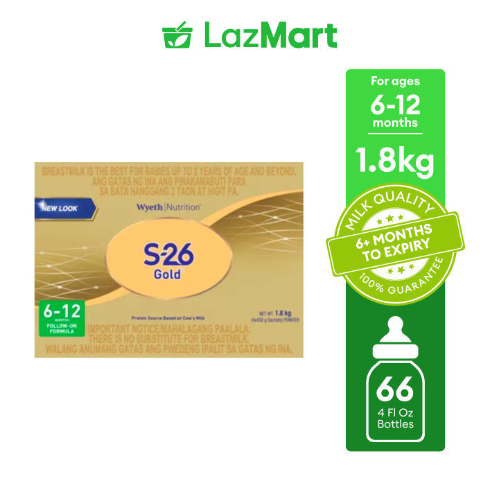 S-26 GOLD TWO Milk Supplement for 6 to 12 Months, Box 1.8kg