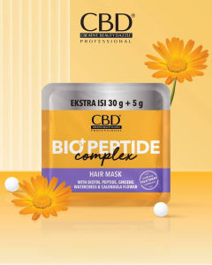 CBD Professional Hair Mask Sachet Keratin Pro | Color Shield | Collagen Repair | Bio+Peptide 35ml - Masker Rambut