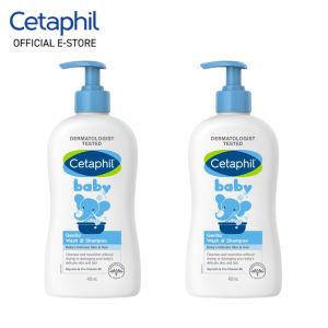 Cetaphil Baby Wash & Shampoo For Hair & Body For Baby Delicate Skin (400ml)