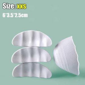 2ชิ้นลดขนาดรองเท้าแผ่นรองนิ้วเท้าใส่สบายเบาะหนุนศีรษะรองเท้าโฟม PU ตัดได้นุ่มดูดซับแรงกระแทกแผ่นรองเท้าส่วนหน้า