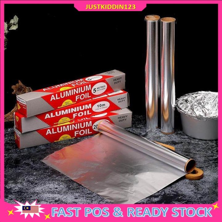 JUTSKIDDIN123 Malaysia Aluminum Foil Heavy Duty Baking Aluminum Foil Wrap Foil Paper Lazada