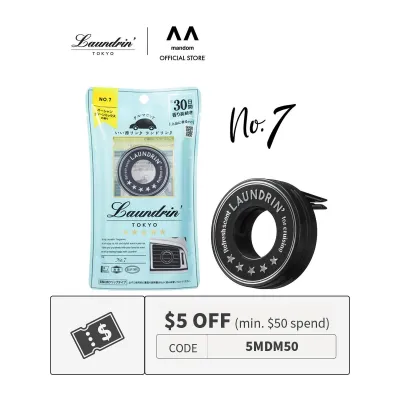 Laundrin Premium Car Fragrance No. 7 (Ocean Breeze)