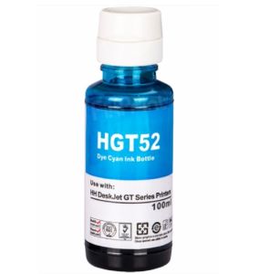Tinta Refill HP Compatible GT51 GT53 Cyan Tinta Refill Printer HP DeskJet GT5810 GT5820 All In One Ink Tank 115 310 315 319 350 415 419 410 Smart Tank 450 510 550 610