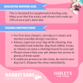 Harley’s Rabbit Ears Chew for Dogs - All Natural, High-Protein Pet Chew. 