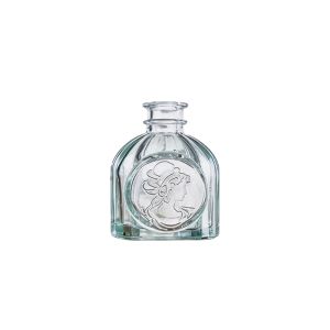 Nurm Vintage Glass Vase Mini Transparent Hydroponic Flower Vase Desktop Home Decor Glass Prop 1Pc