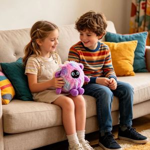 FLAMEWILLOW Giáo dục Đồ chơi nhồi bông AI Companion Tương tác Mềm mại Đồ chơi học tập giáo dục Đầy niềm vui Đa chức năng Đồ chơi đồng hành cảm xúc Trẻ em