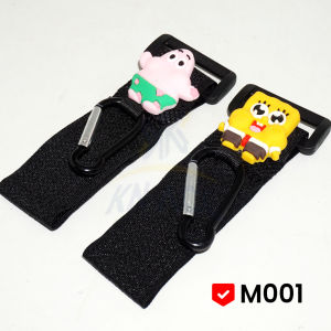 [KN ACC] NVN-GK01 [1SET 2PCS] STRAP HOOK GANTUNGAN STROLLER / SEPEDA MOTOR / KAIT KERETA DORONG UNTUK GANTUNGIN BELANJAAN KARAKTER