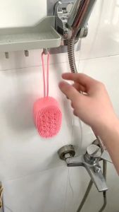 GG - Spongs 2in 1 spon mandi bath sponge sabun batang cair sikat spongs badan spons mandi silikon bath brush busa