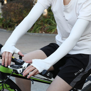 Summer Sunblock arm Sleeves Thin Cooling Breathable Moisture-Wicking Cycling Drive Glove Running Basketball for Men Women