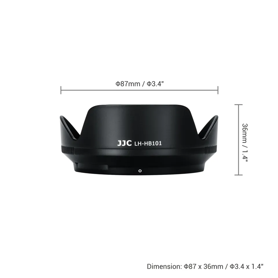 JJC HB101 Reversible Lens Hood Sunshade for Nikon Nikkor Z DX 18