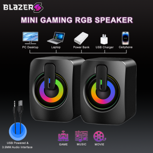 Mini PC RGB Speaker Desktop Surround Stereo Computer Speaker Gaming Speaker Laptop Speaker