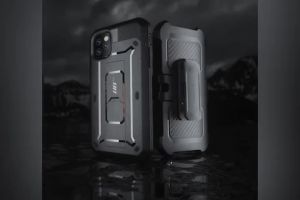 FCSUPCASE UBPro Case for Apple iPhone 11 6.1inch 2019 Full-Body Rugged Case Cover with Screen Protector & Belt Holster