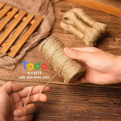 (Set 5m) Dây Bố Dây Thừng Dây Gai Trang Trí Handmade Decor Gói Quà
