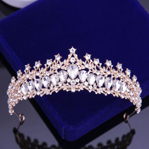 Queen Pageant Crown Crystal Elegant Tiara Crown Birthday Party Handband
