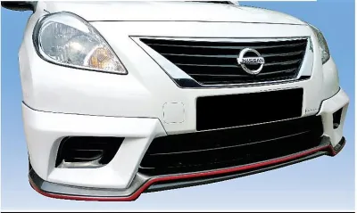 Nissan Almera Nismo Bodykit PU