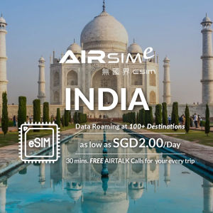 AIRSIMe Global Travel eSIM - India