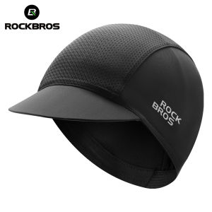 ROCKBROS Cycling Cap Breathable UV Protection Bicycle Hat COOLMAX Quick Drying Mesh Hole Helmet Liner Outdoor Sports Cap