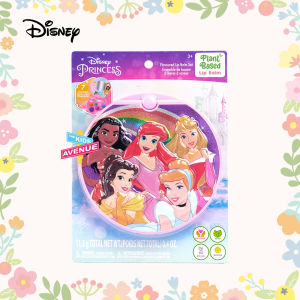 Disney Princess Cotton Candy Flavoured Lip Balm Set 7 Colors Non Toxic – Plant Based Makeup Pretend Play Toys for Kids Ages 3 years and Up