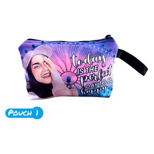 Pouch Canvas Keren/Pouch custom/Pouch murah/Pouch kosmetik/Pouch cewek