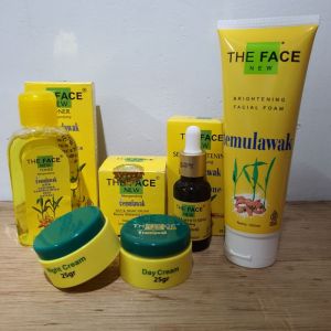 THE FACE TEMULAWAK Paket Temulawak isi 5 Skincare paket wajah