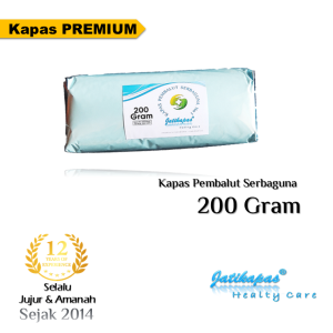 Kapas Gulung 200gr Kapas Filter Air Kapas Pembalut Serbaguna Premium