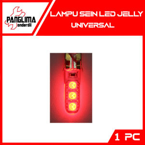 Lampu Sein LED Jelly Universal 6 Titik T10 Strobo Kedap T 10 Sen Ritting Riting Speedometer Senja Kilometer Flash Kota Mundur KM Motor Mobil Kabin Kedip Diam Biru Ice Blue Hijau Merah Putih Pink Kuning PANGLIMA